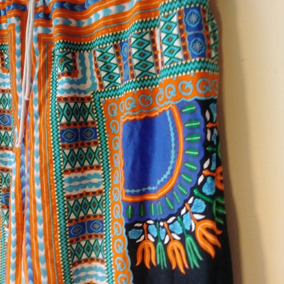 Ankara Print draw string long pants - Picture 2 of 4